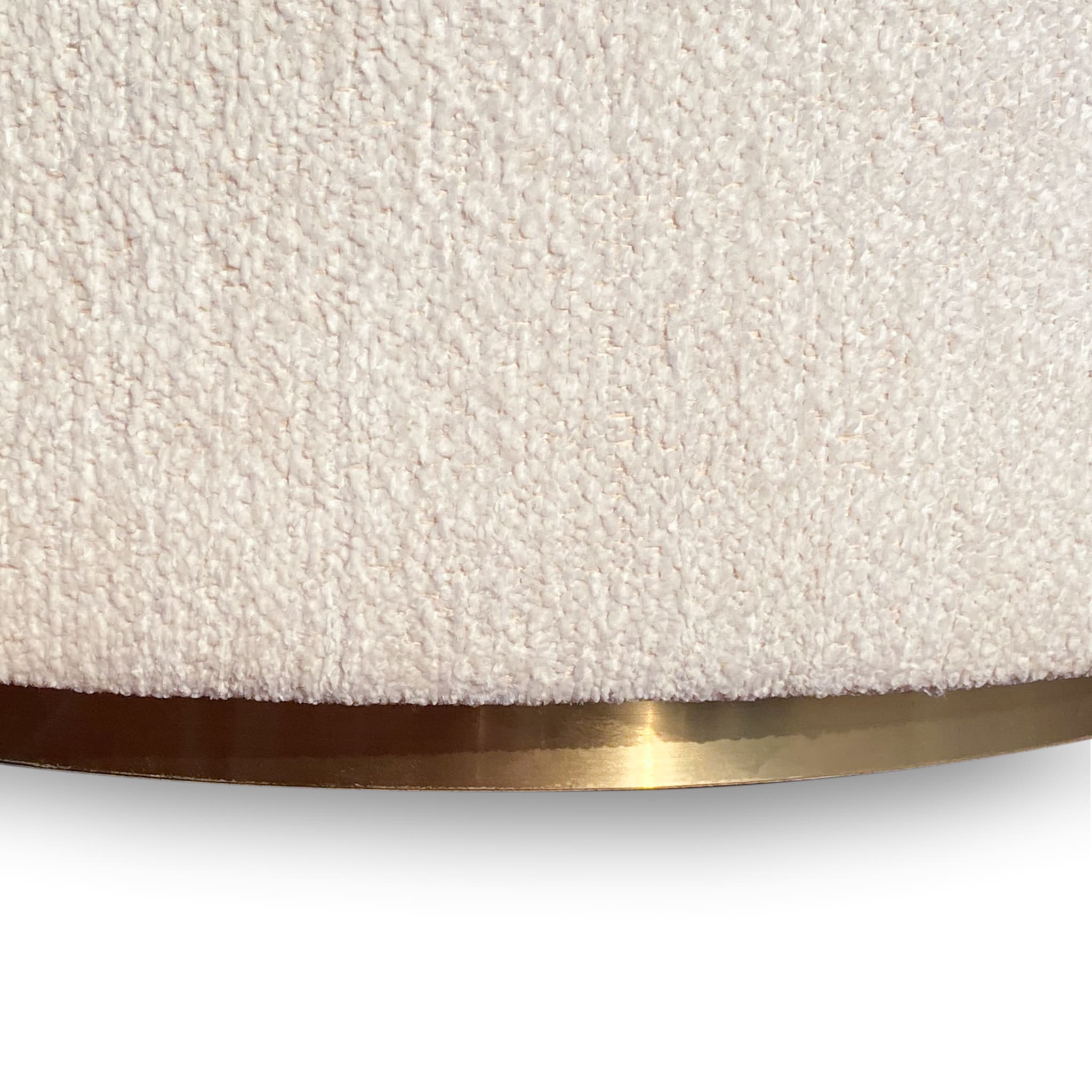 Zinnia Fully Upholstered Swivel Chair in Dune Chenille