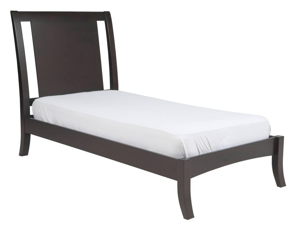Nevis Low Profile Sleigh Bed in Espresso