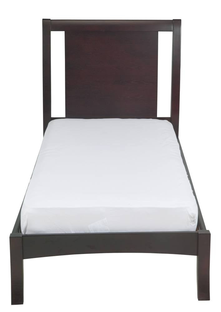 Nevis Low Profile Sleigh Bed in Espresso