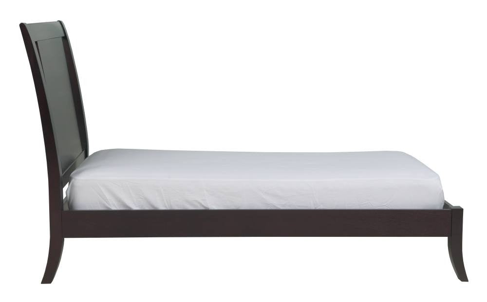 Nevis Low Profile Sleigh Bed in Espresso