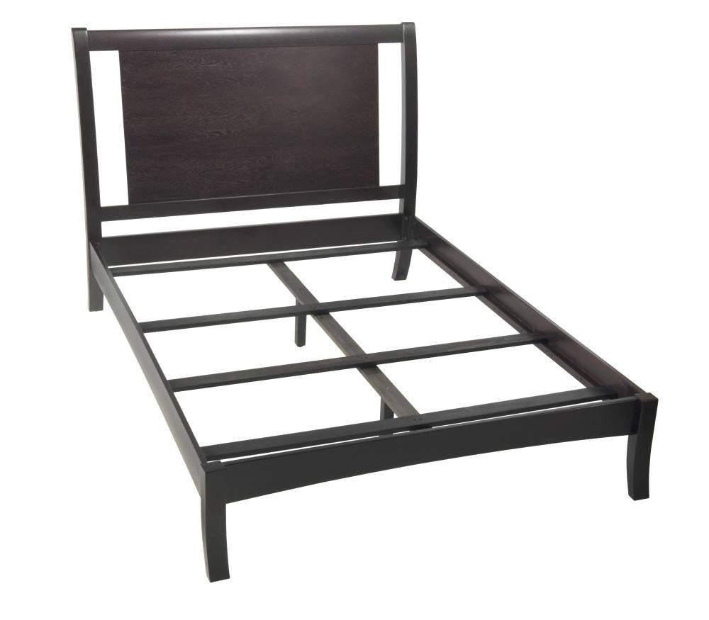 Nevis Low Profile Sleigh Bed in Espresso