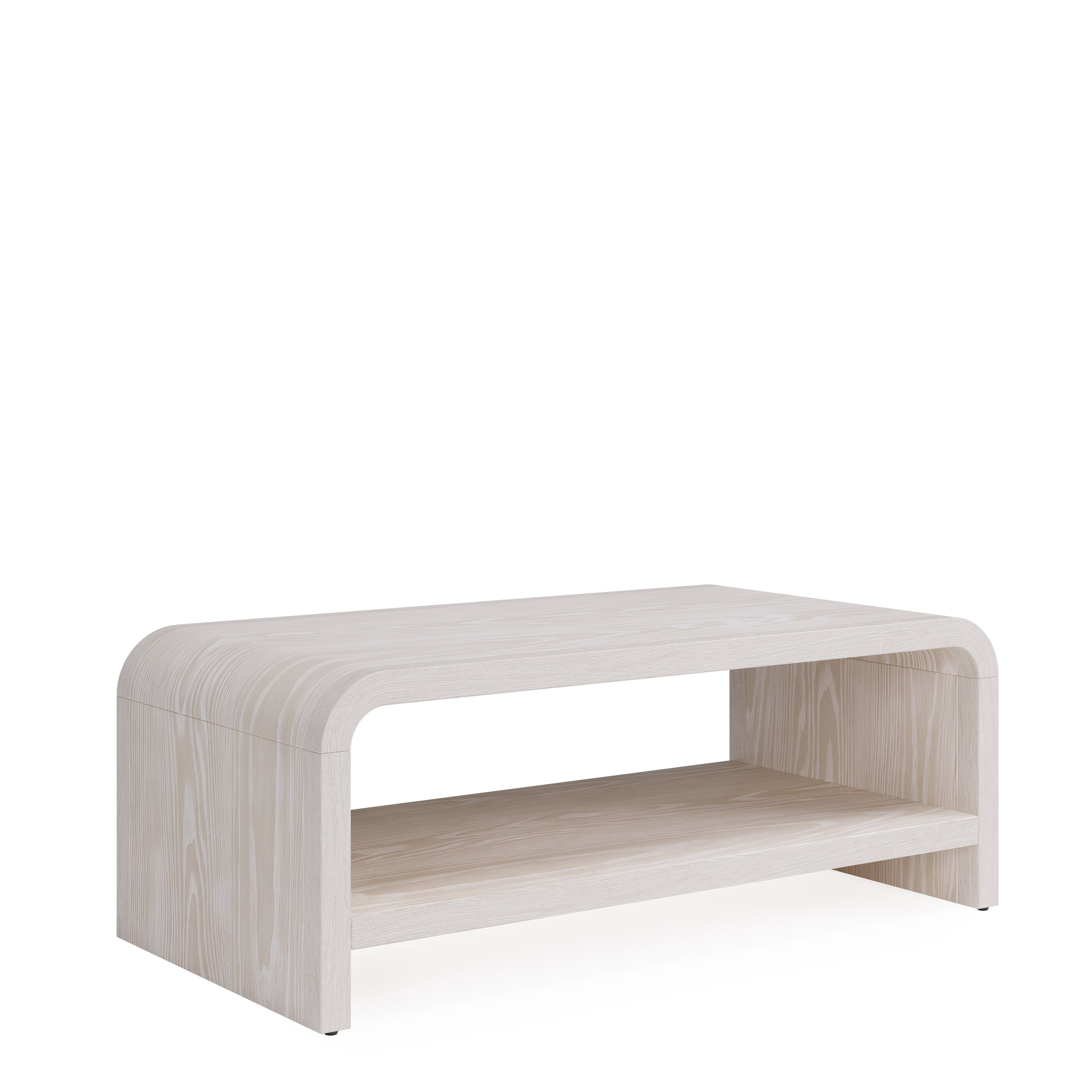 Drake Ash Wood Coffee Table in Sugar