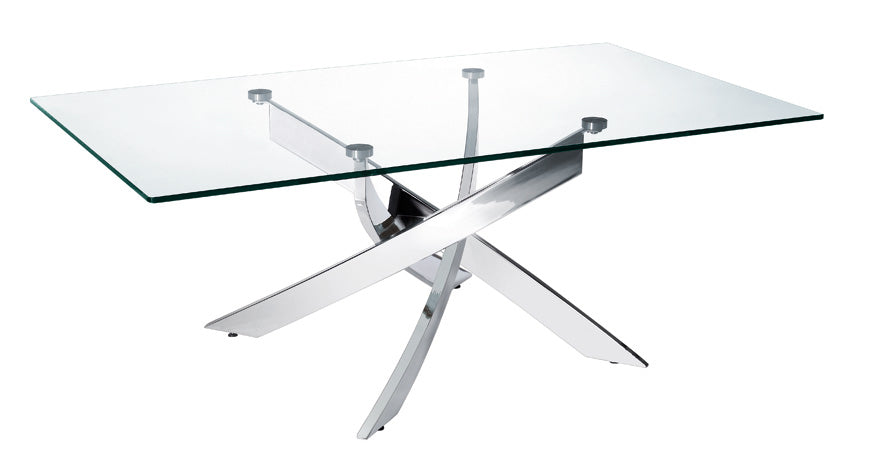 Modrest Pyrite Modern Glass Coffee Table - What A Room