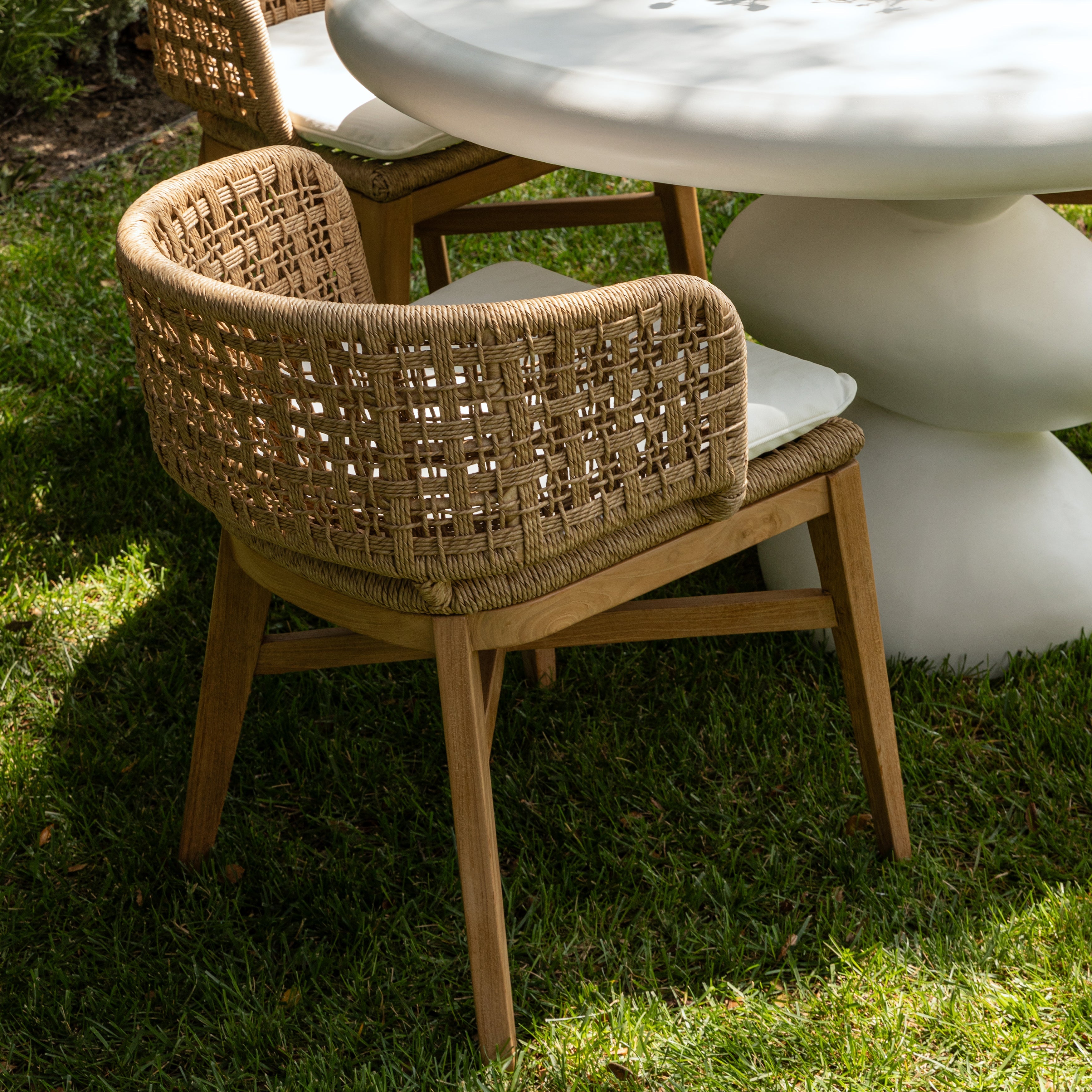 Keith Outdoor Dining Chair Set of 2