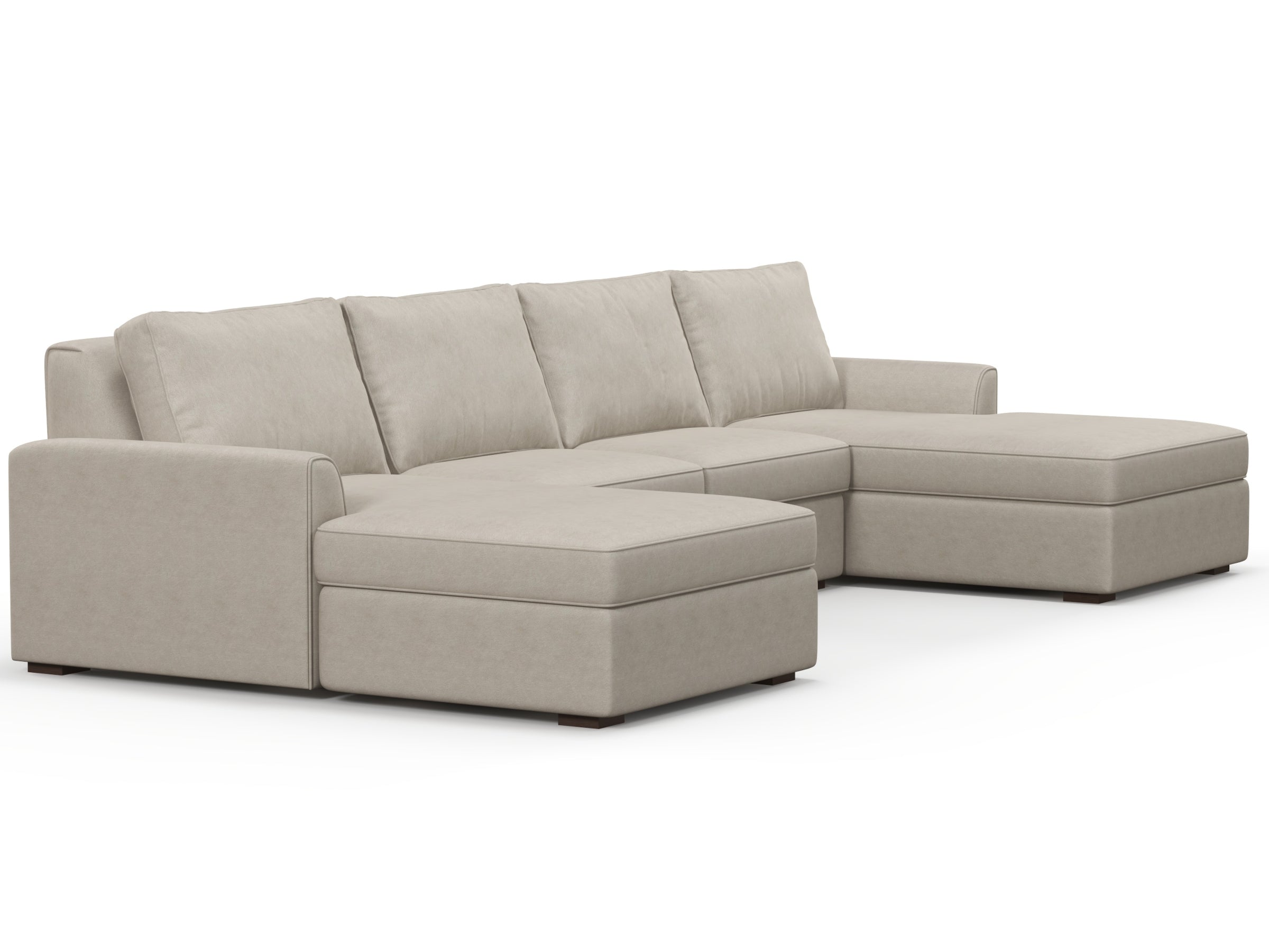 Tiffany Double Chaise U Sectional Sofa