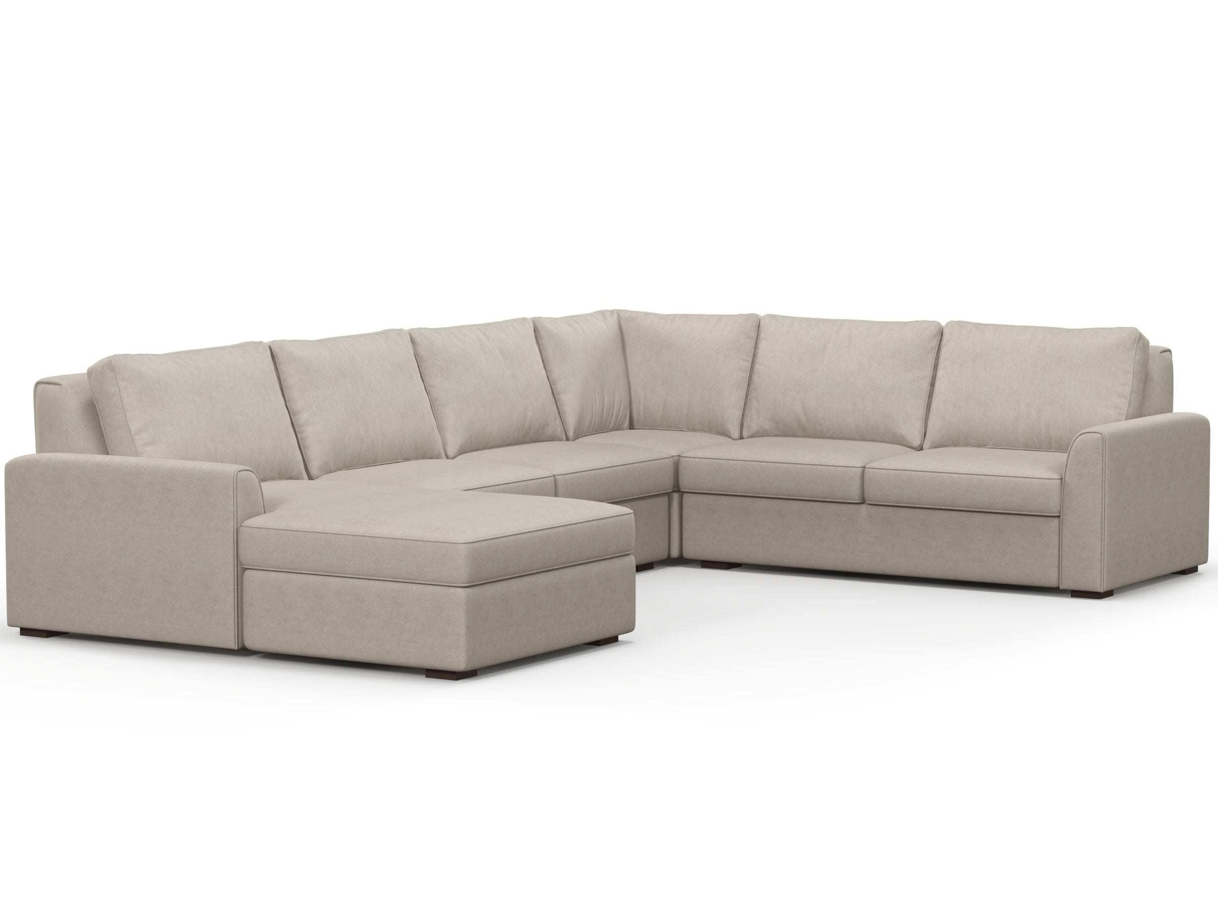 Tiffany U Sectional with Chaise Sofa