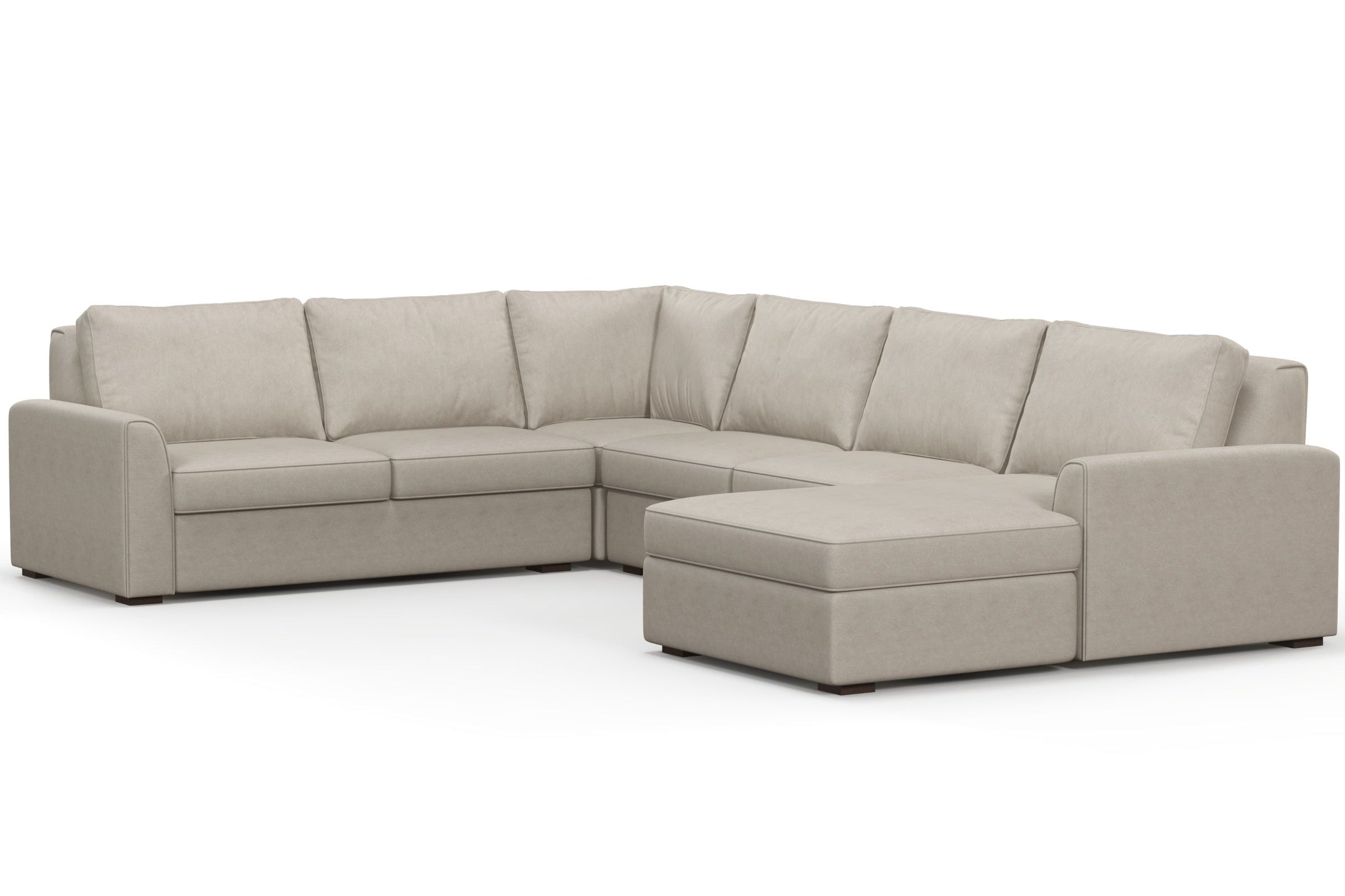 Tiffany U Sectional with Chaise Sofa