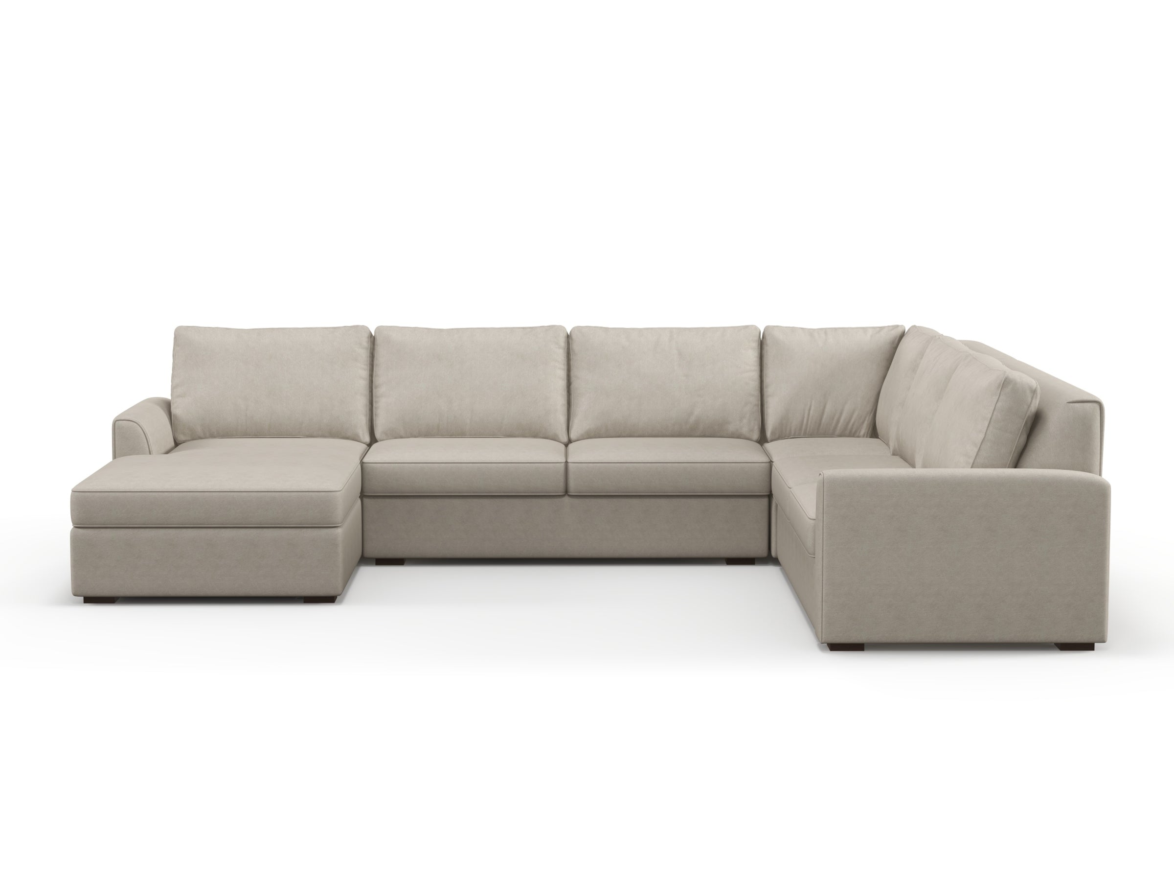 Tiffany U Sectional with Chaise Sofa