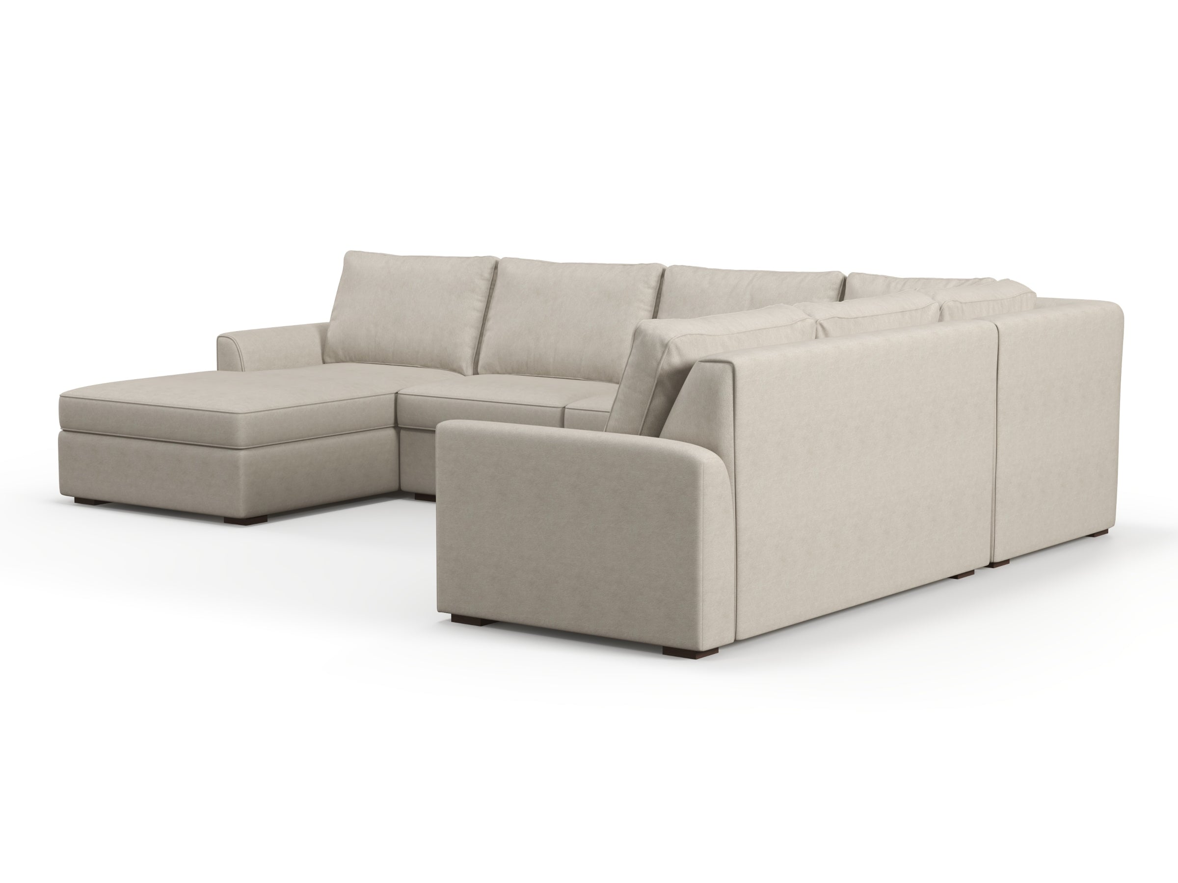 Tiffany U Sectional with Chaise Sofa