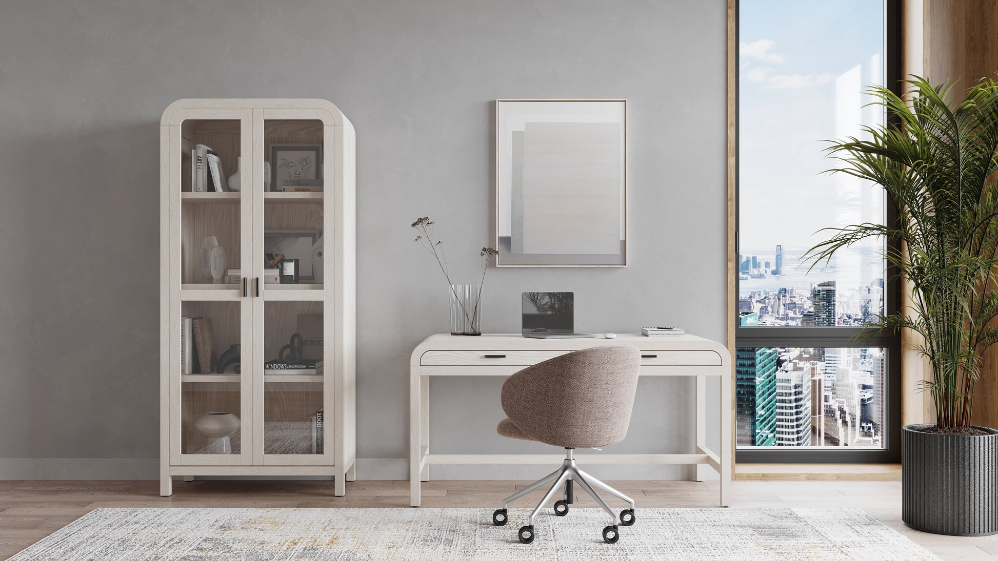 Drake Two Drawer Writing Desk in Sugar - What A Room